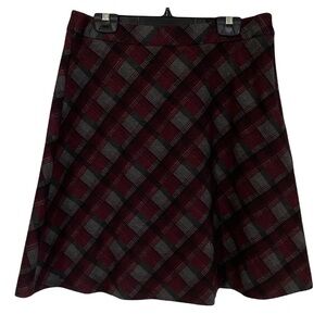 PLAID A LINE SKIRT  BY MARIO SERRANI